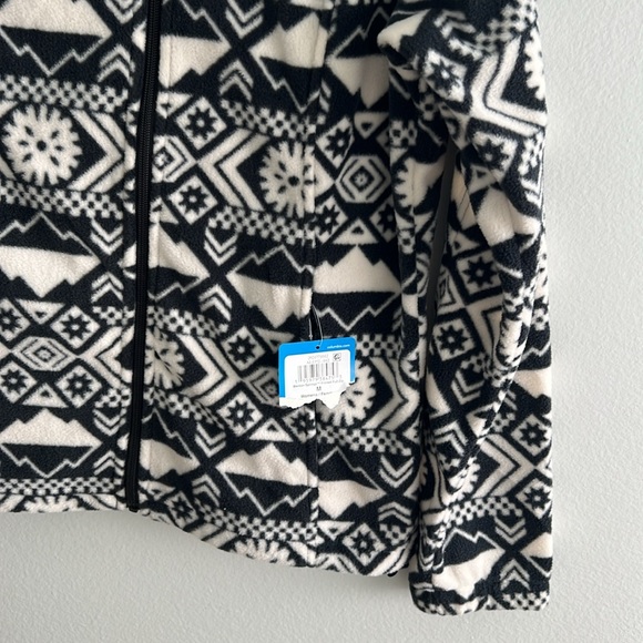 NWT Columbia Women's Benton Springs Printed Full Zip Fleece Jacket - Picture 4 of 7